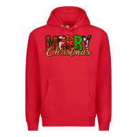 Red merry christmas western Premium Hoodie - Jasminsmagicworld