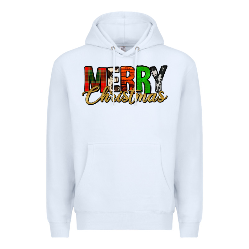 Merry Christmas Western Premium Hoodie by Jasminsmagicworld | Teevron