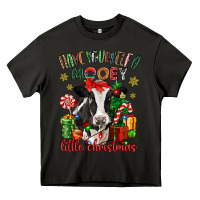 Asphalt have yourself a little christmas cow Heavy Core Tee - CowGirlArtShop