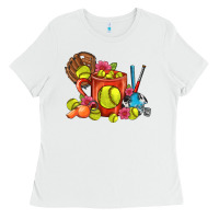 Softball Coffee Mug Ladies Tee | Teevron