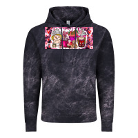 Cloud Black Valentine Coffee Vintage Hoodie - CowhideDigitalArt