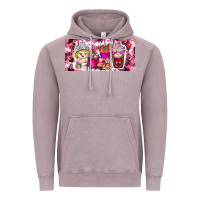 Vintage Zinc Valentine Coffee Vintage Hoodie - CowhideDigitalArt