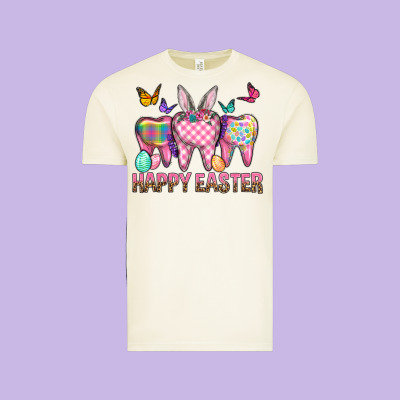 Happy Easter Dental And Egg Vintage Tee Designed By Bundleandbundleshop