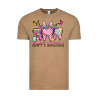 Vintage Coffee Happy Easter Dental And Egg Vintage Tee - BundleAndBundleShop