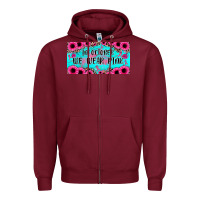 Burgundy in october we wear pink Zipper Hoodie - JahusDesignShop