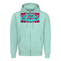 In October We Wear Pink Zipper Hoodie | Teevron
