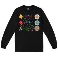 Black It's Okay To Be Different Long Sleeve Tee - CowhideDigitalArt