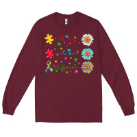 Burgundy It's Okay To Be Different Long Sleeve Tee - CowhideDigitalArt