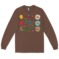 Chestnut It's Okay To Be Different Long Sleeve Tee - CowhideDigitalArt