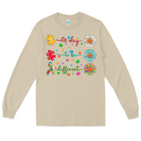 Mushroom It's Okay To Be Different Long Sleeve Tee - CowhideDigitalArt