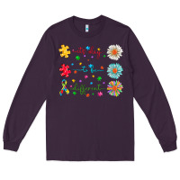Plum It's Okay To Be Different Long Sleeve Tee - CowhideDigitalArt