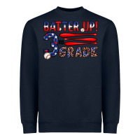 Navy batter up 3rd grade Heavyweight Sweatshirt - JahusDesignShop