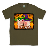 Army Green halloween pigs Classic Tee - Jasminsmagicworld