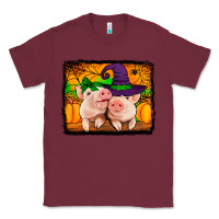 Burgundy halloween pigs Classic Tee - Jasminsmagicworld