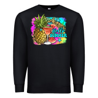 Black hello summer Premium Sweatshirt - JahusDesignShop
