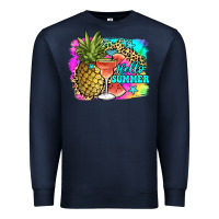 Navy hello summer Premium Sweatshirt - JahusDesignShop