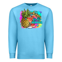 Ocean Blue hello summer Premium Sweatshirt - JahusDesignShop