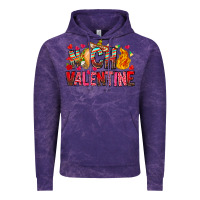 Cloud Purple Nacho Valentine Vintage Hoodie - CowhideDigitalArt