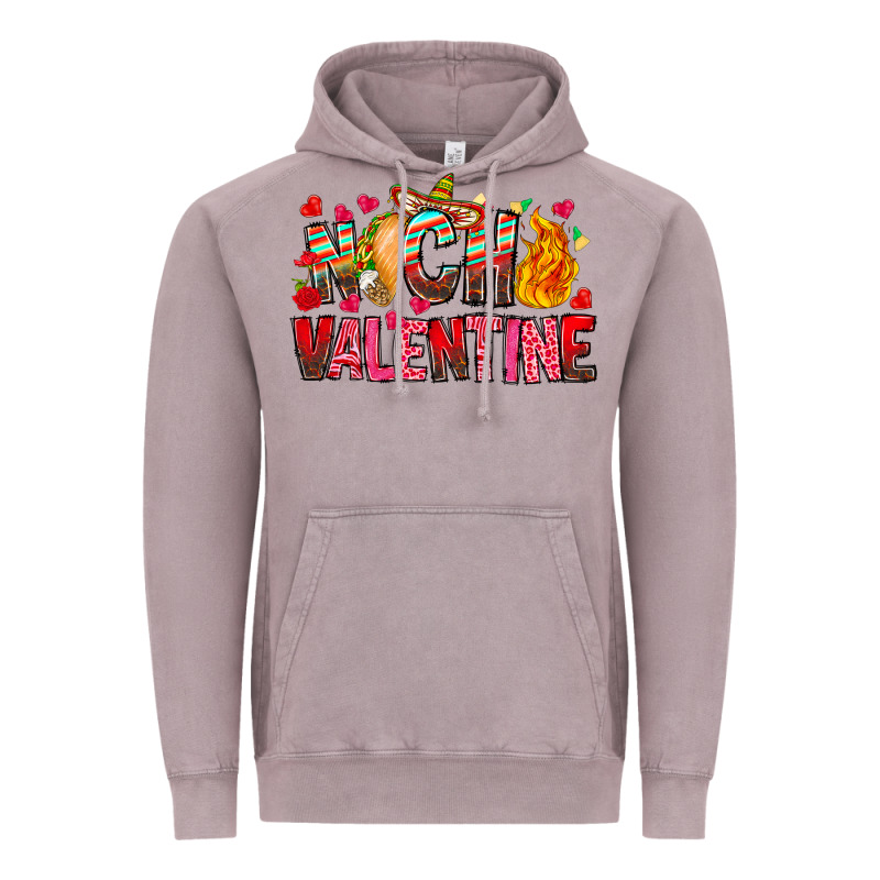 Nacho Valentine Vintage Hoodie by CowhideDigitalArt | Teevron