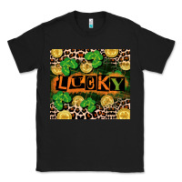 Black St. Patricks Day lucky Classic Tee - CowGirlArtShop