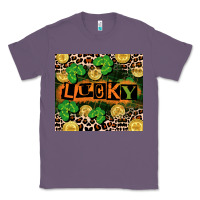 Lavender St. Patricks Day lucky Classic Tee - CowGirlArtShop