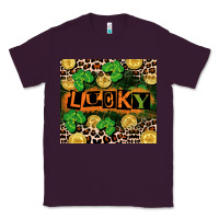 Plum St. Patricks Day lucky Classic Tee - CowGirlArtShop