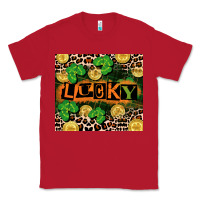 Red St. Patricks Day lucky Classic Tee - CowGirlArtShop