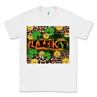 White St. Patricks Day lucky Classic Tee - CowGirlArtShop