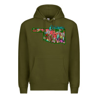 Army Green oklahoma Premium Hoodie - SublimationCraftShop