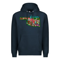 Navy oklahoma Premium Hoodie - SublimationCraftShop