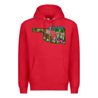 Red oklahoma Premium Hoodie - SublimationCraftShop