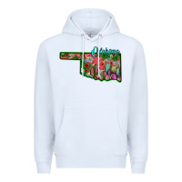White oklahoma Premium Hoodie - SublimationCraftShop