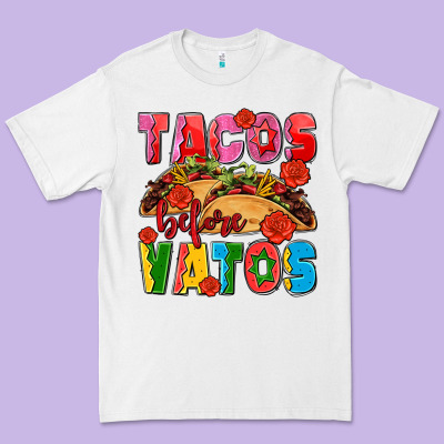 Tacos Before Vatos Olivia Premium Tee Designed By Oliviacreatesart