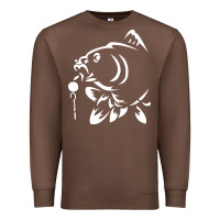 Chestnut carp fishing Premium Sweatshirt - artisFamous