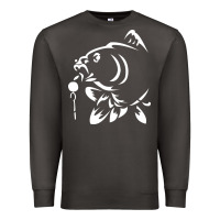 Smoke carp fishing Premium Sweatshirt - artisFamous