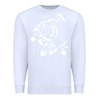 White carp fishing Premium Sweatshirt - artisFamous