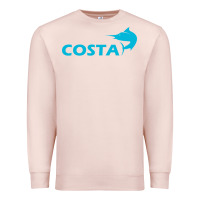 Pale Pink costa Premium Sweatshirt - artisFamous
