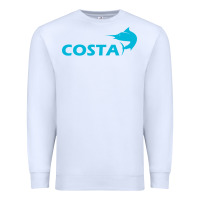 White costa Premium Sweatshirt - artisFamous
