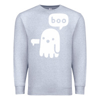 Heather Grey ghost of disapproval Premium Sweatshirt - artisFamous