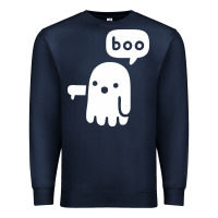 Navy ghost of disapproval Premium Sweatshirt - artisFamous