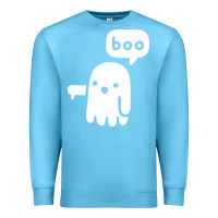 Ocean Blue ghost of disapproval Premium Sweatshirt - artisFamous