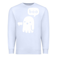 White ghost of disapproval Premium Sweatshirt - artisFamous
