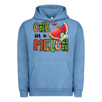 Pigment Pebble Blue one in a melon watermelon Urban Hoodie - Jasminsmagicworld
