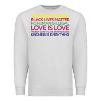 Dove Grey Anti Trump Science is Real Black Lives Matter T shirt Premium Sweatshirt - artisFamous