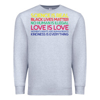 Heather Grey Anti Trump Science is Real Black Lives Matter T shirt Premium Sweatshirt - artisFamous