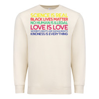Sandshell Anti Trump Science is Real Black Lives Matter T shirt Premium Sweatshirt - artisFamous