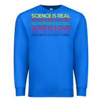 True Royal Anti Trump Science is Real Black Lives Matter T shirt Premium Sweatshirt - artisFamous