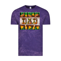 Cloud Purple Football Dad Tumbler Vintage Tee - BundleAndBundleShop