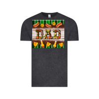 Vintage Black Football Dad Tumbler Vintage Tee - BundleAndBundleShop