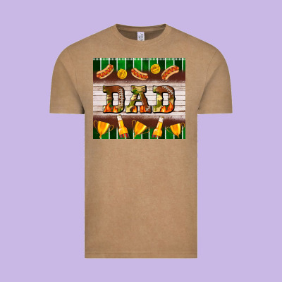 Football Dad Tumbler Vintage Tee Designed By Bundleandbundleshop